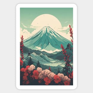 Fuji Mountain Japan Sticker